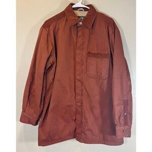 Woolrich "Permission" Workwear Midweight Button Up Long Sleeve Shirt Men's M